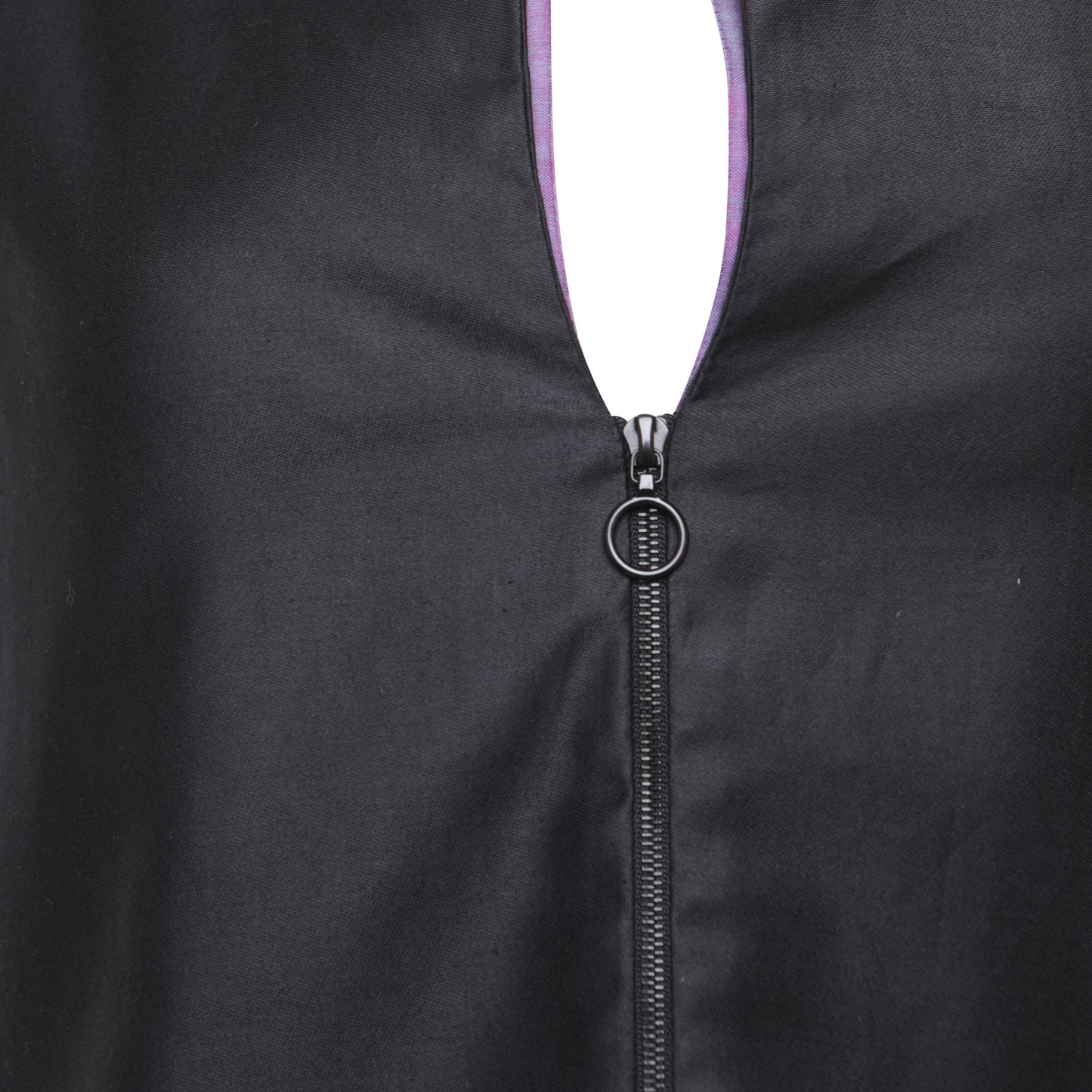 JOKI Zip-up Cap Sleeve Top