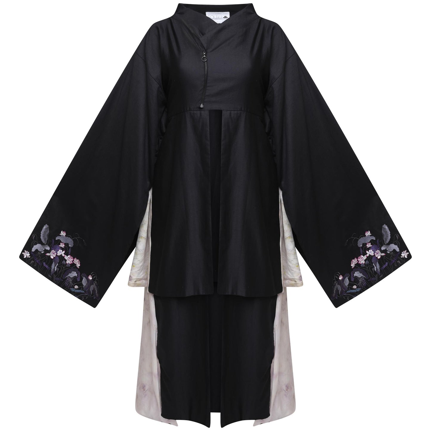 DURUMAK full length embroidered coat