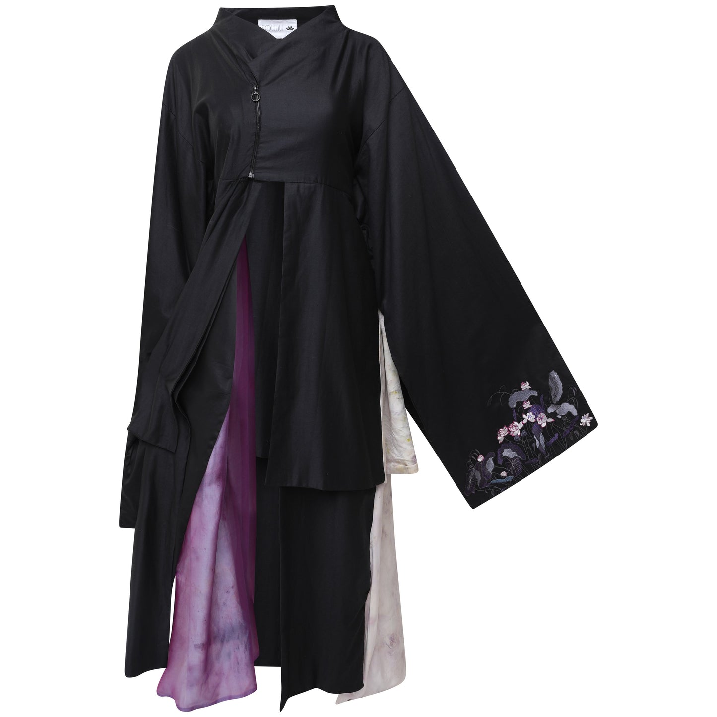 DURUMAK full length embroidered coat