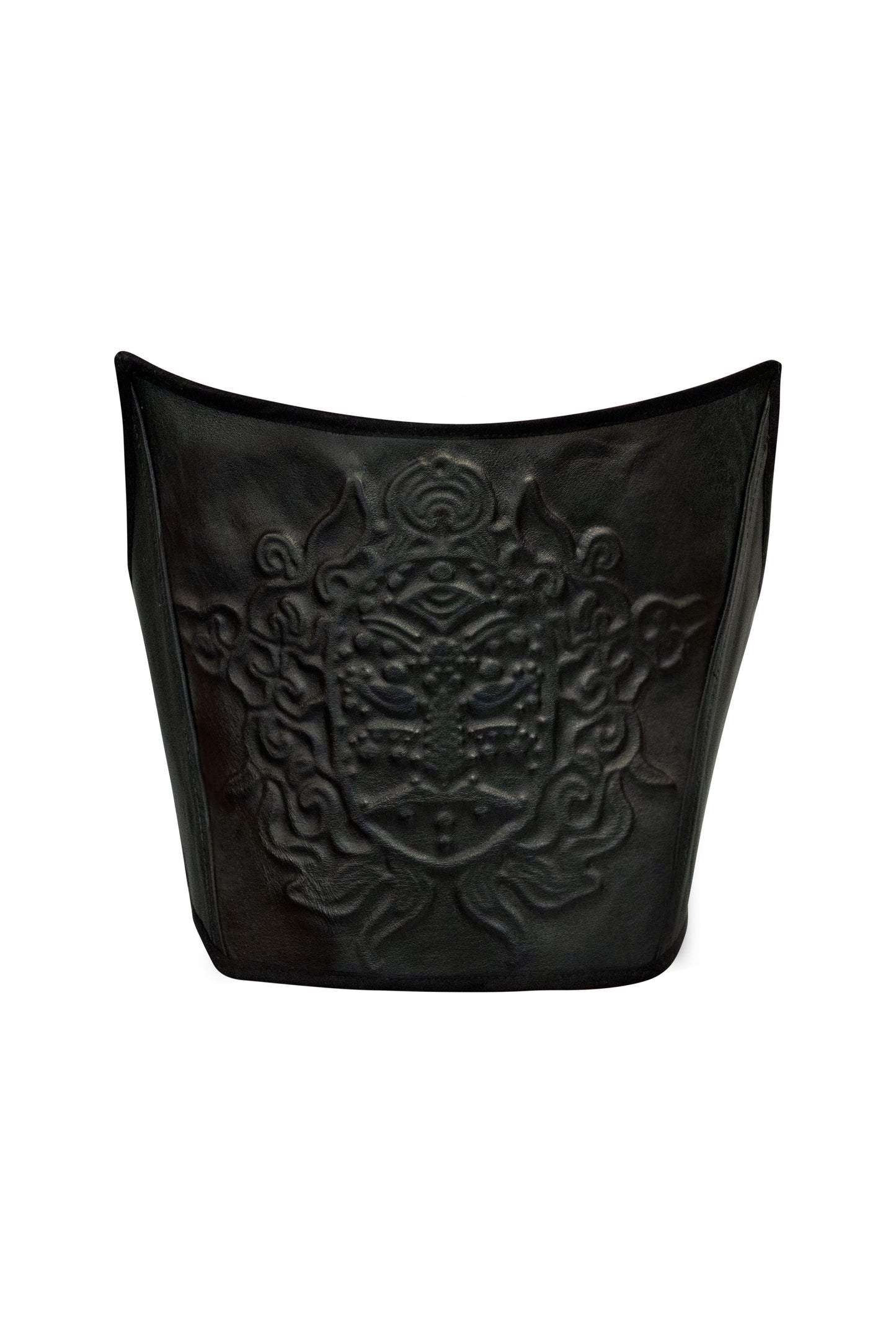 GARIGAE Leather Bustier