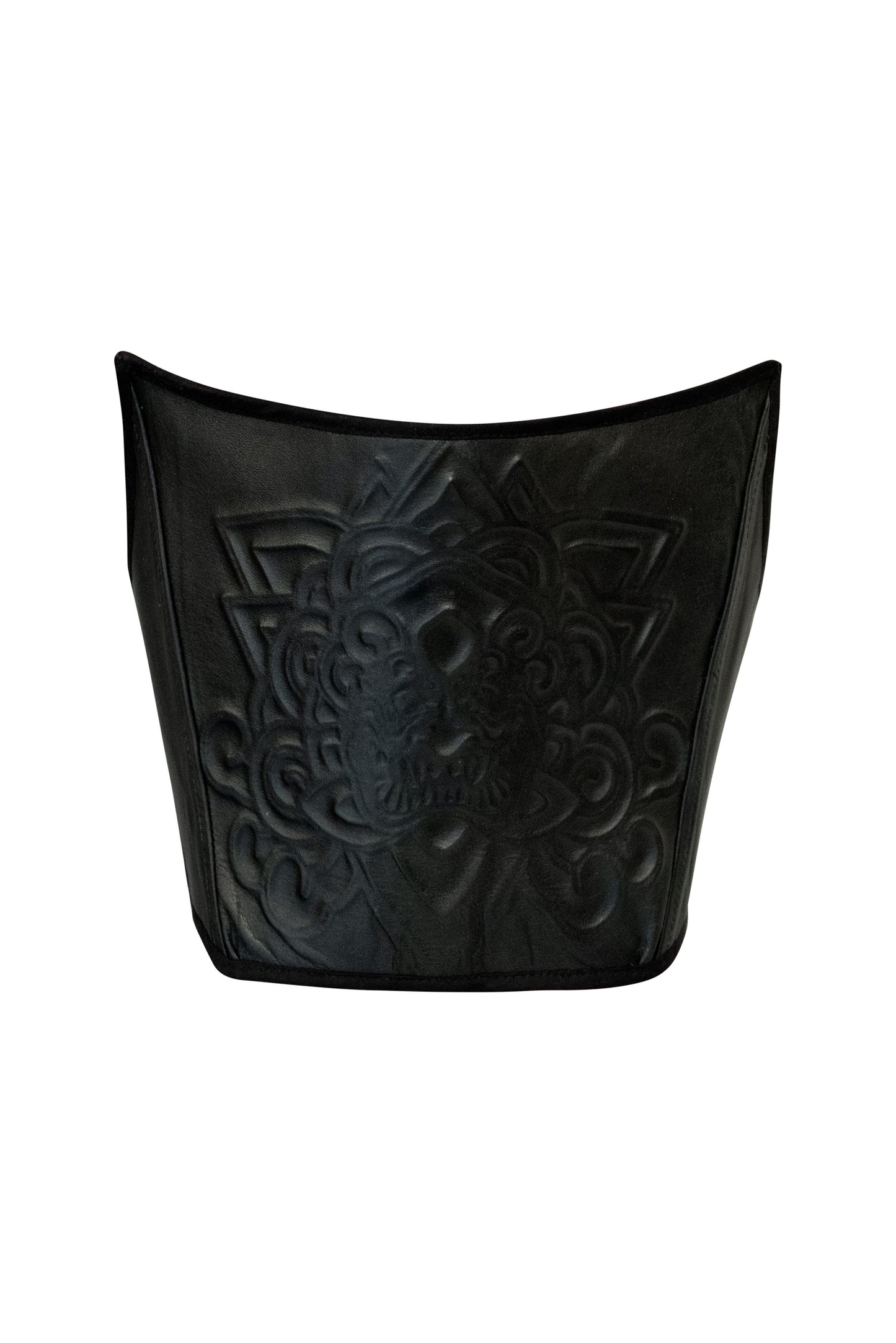 GARIGAE Leather Bustier