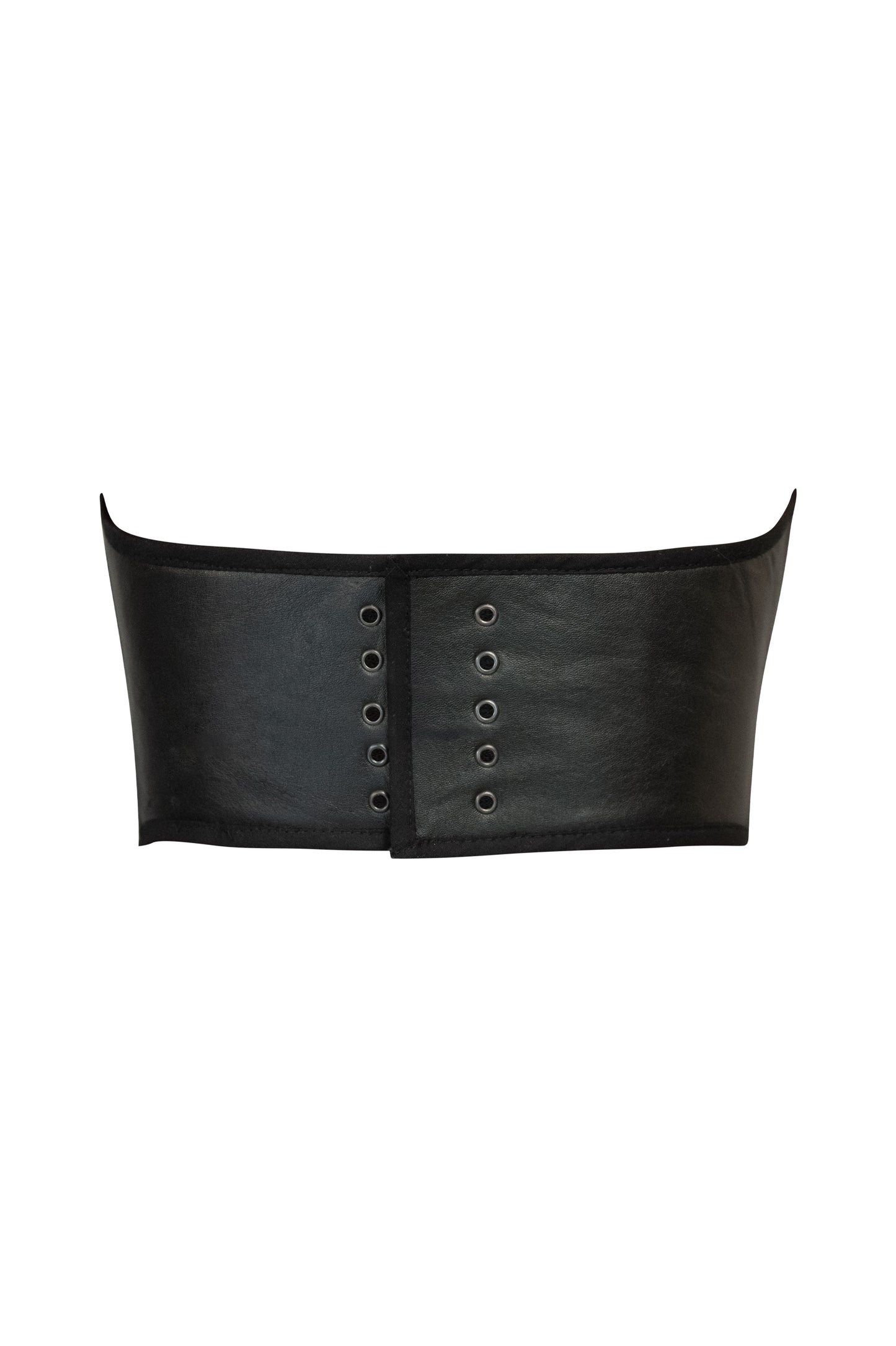 GARIGAE Leather Bustier
