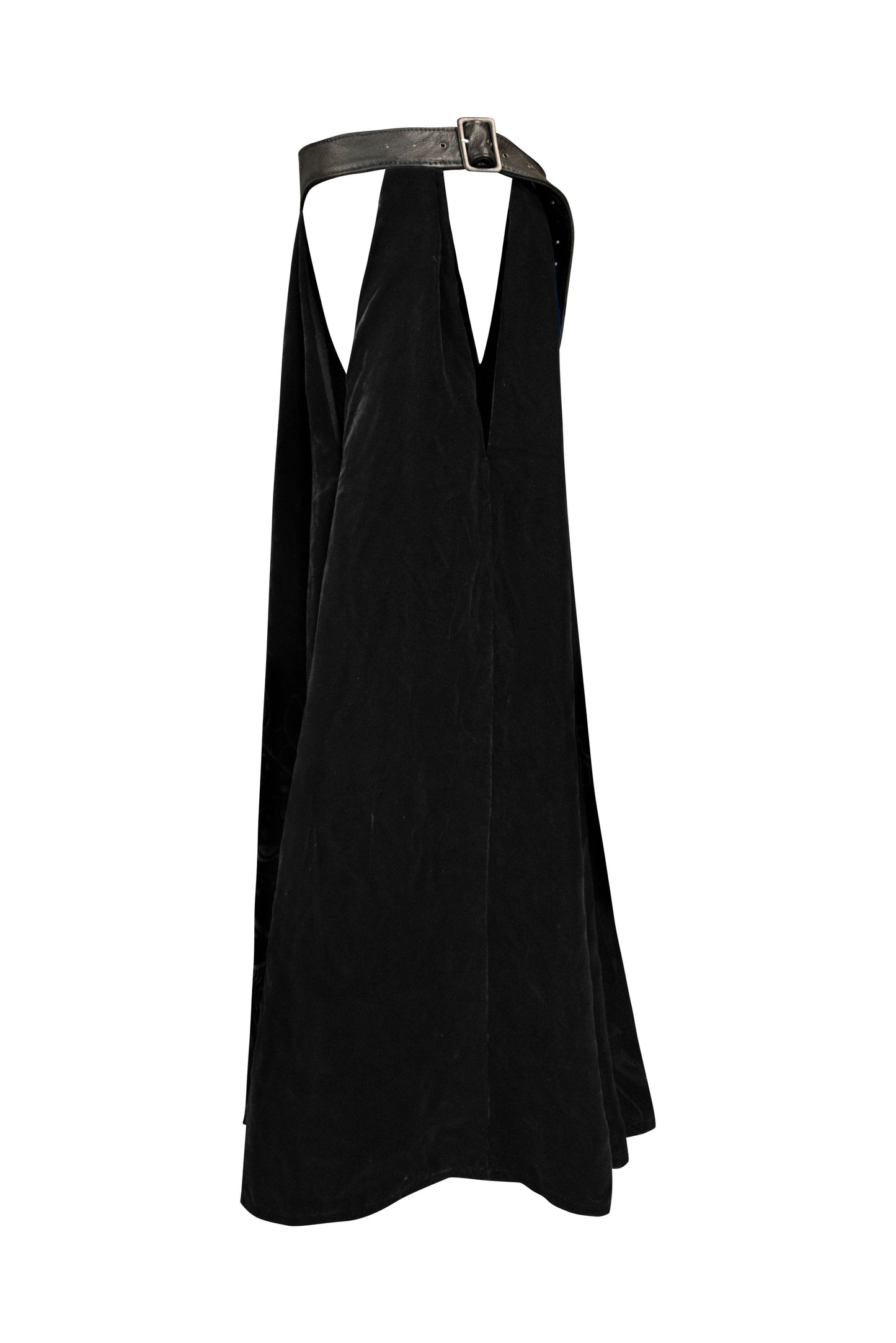 NANSAE Silk Velvet peephole skirt
