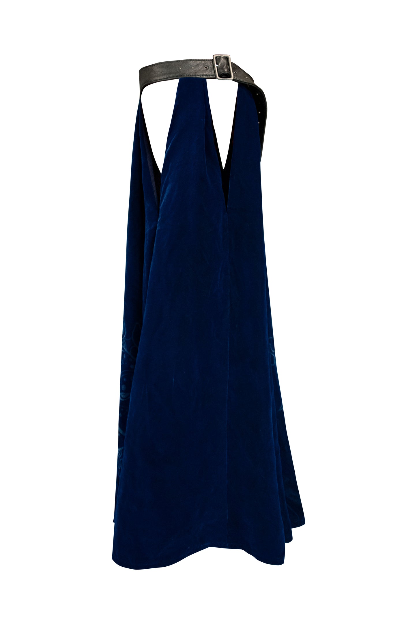 NANSAE Silk Velvet peephole skirt