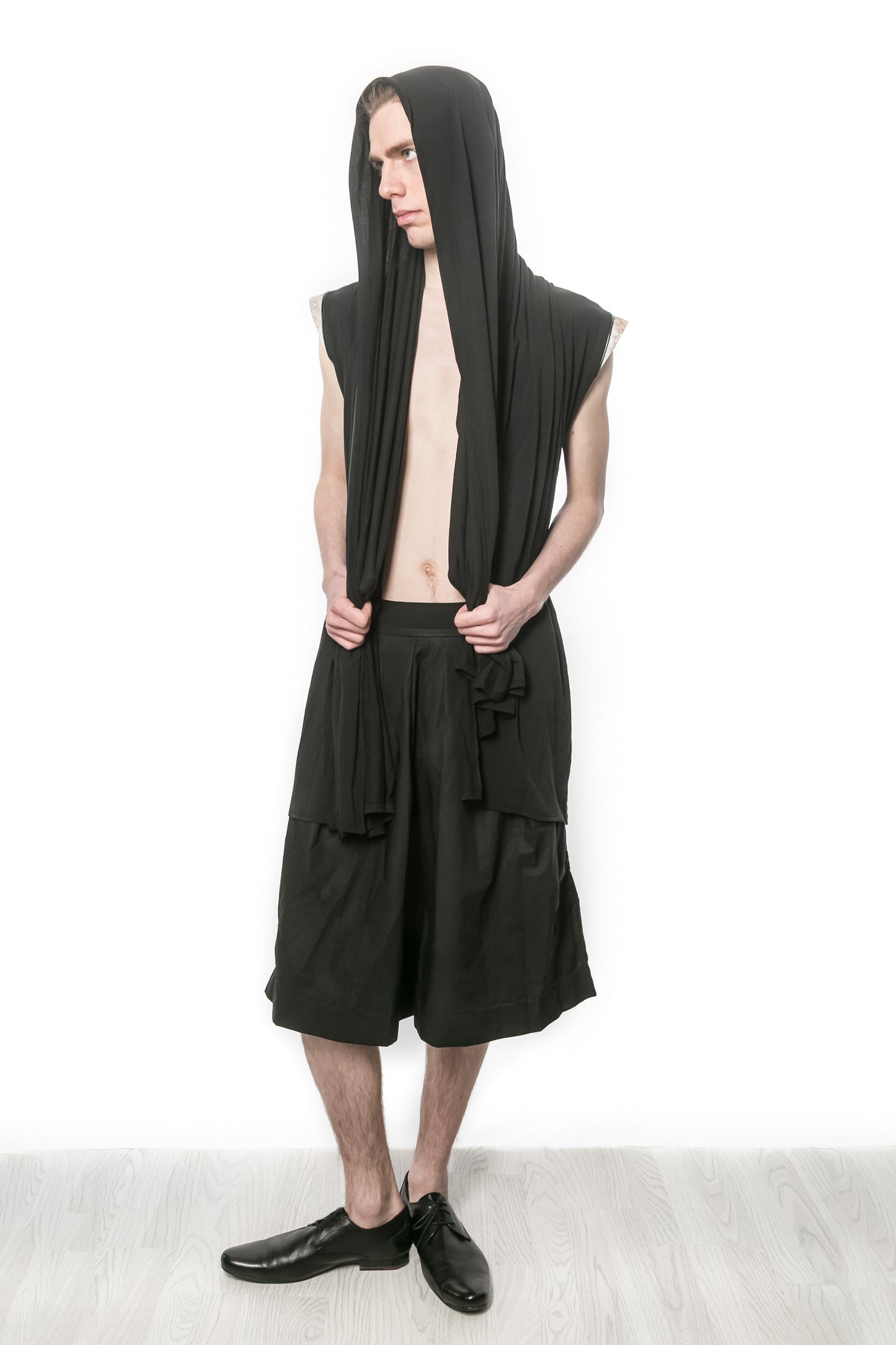 GOJENI Pleated Long Culottes