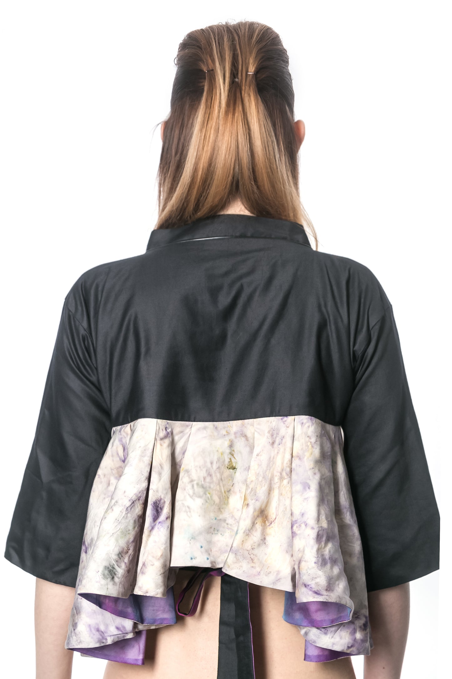 DANGUI Wrap Peplum Blouse