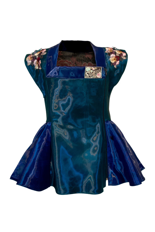 MARU Sleeveless peplum top