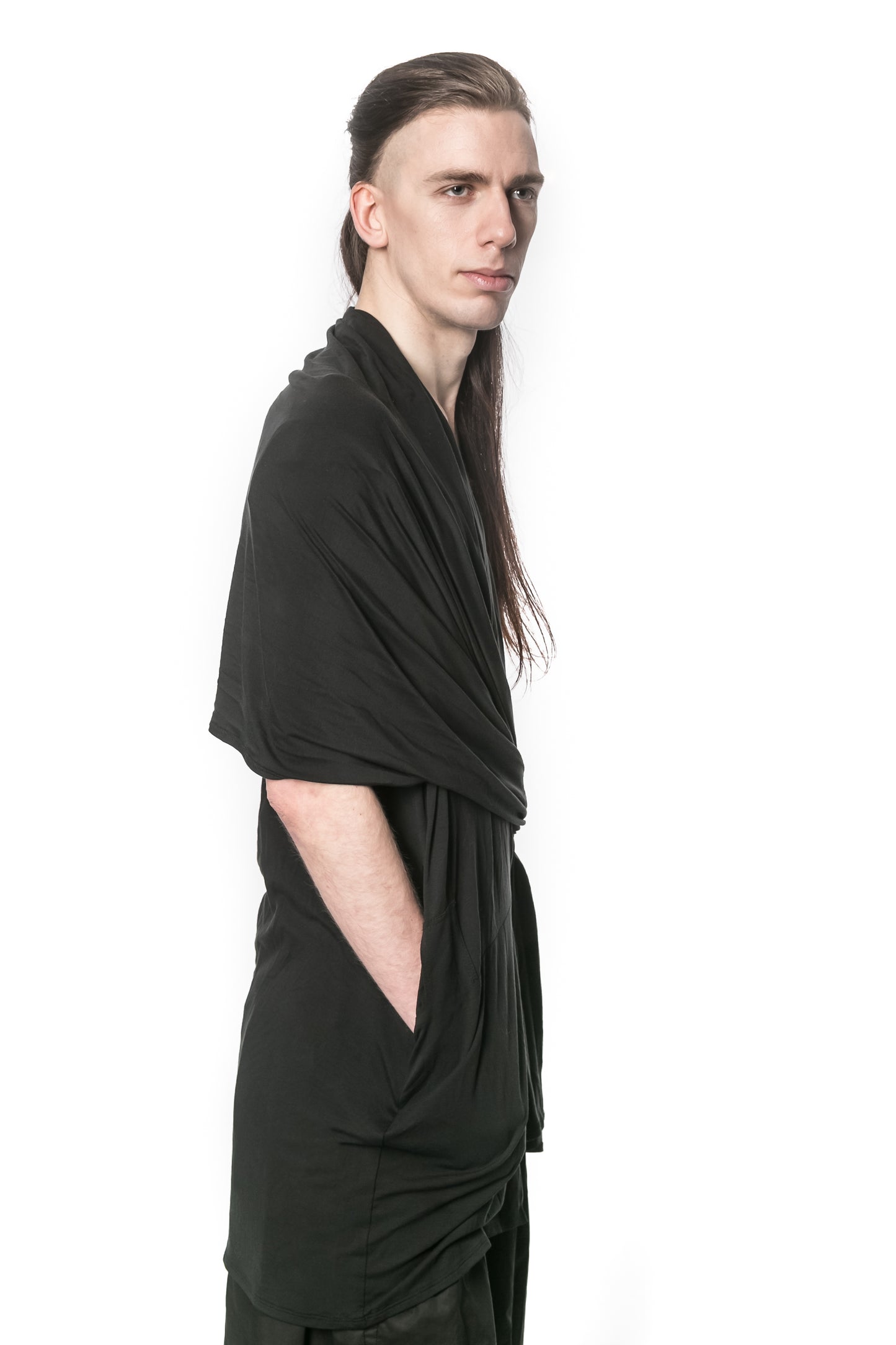 JAHNOT Sleeveless Hooded Cardigan