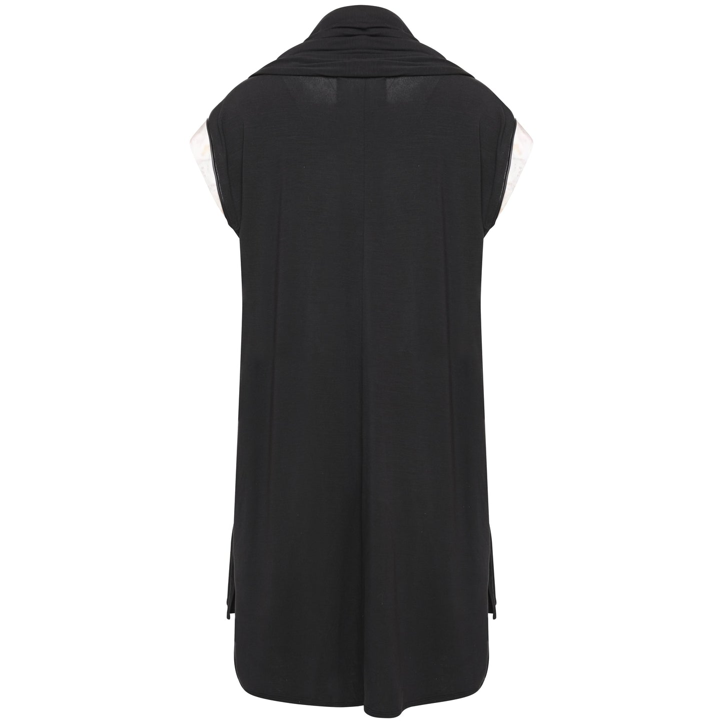 JAHNOT Sleeveless Hooded Cardigan