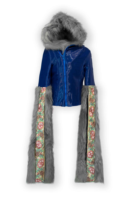 MUBOK Liquid Metal Hooded Jacket
